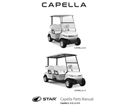 2022 STAR EV CAPELLA PARTS MANUAL - 3 Guys Golf Carts