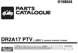 YAMAHA GAS GOLF CART PARTS MANUAL (J0D) 1 - 3 Guys Golf Carts