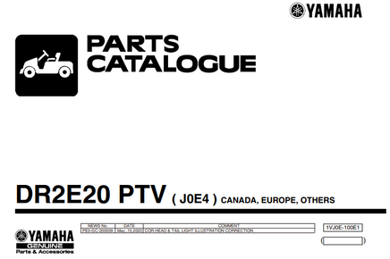 YAMAHA ELECTRIC GOLF CARTS PARTS MANUAL (J0E) 4 - 3 Guys Golf Carts