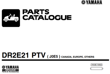 YAMAHA ELECTRIC GOLF CART PARTS MANUAL (J0E) 5 - 3 Guys Golf Carts