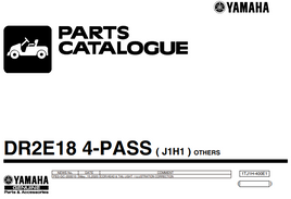 YAMAHA ELECTRIC GOLF CART PARTS MANUAL (J1H) 1 - 3 Guys Golf Carts