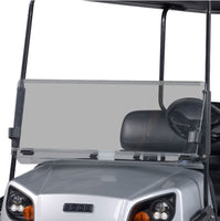 EZGO Tinted, Fold-Down Windshield- for Express S4 with KW Cowl Golf Carts (2013-2021) - 3 Guys Golf Carts