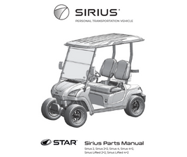 2023 STAR EV SIRIUS PARTS MANUAL - 3 Guys Golf Carts