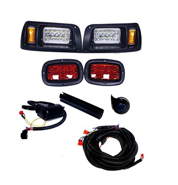 For Club Car DS Light Kit Golf Cart Headlights & Tail Lights 1993+