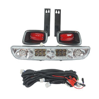 Clear LED Super Saver Light Bar Kit for EZGO TXT Golf Cart 1994-2013 - 3 Guys Golf Carts