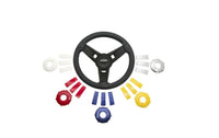 Gussi Model Black & Blue Steering Wheel for Club Car DS Golf Carts 1982+ - 3 Guys Golf Carts