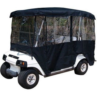 Universal 4 Passenger Black Enclosure for Golf Carts with 80