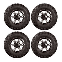 5" Lift Kit Combo with 12" Flash Wheels for EZGO RXV Golf Carts 2008-2013.5 - 3 Guys Golf Carts