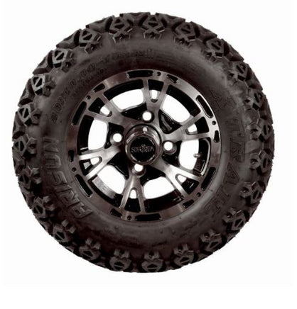Lift Kit Combo for Club Car Precedent Golf Carts with 10" Flash Wheels & Tires - 3 Guys Golf Carts