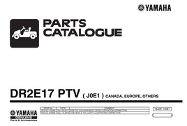 YAMAHA ELECTRIC GOLF CART PARTS MANUAL (J0E) 1 - 3 Guys Golf Carts