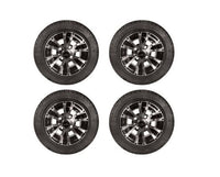 Wolverine 10" Golf Cart Wheels & Tires- Set of 4 - 3 Guys Golf Carts