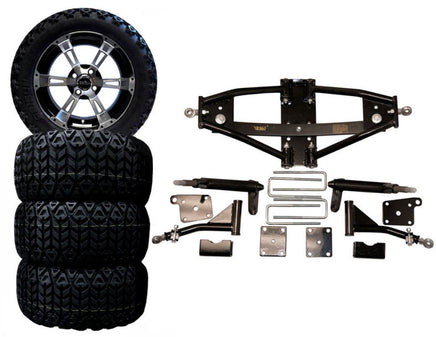 6" Deluxe Lift Kit Combo with 14" Colossus for Club Car Precedent Golf Carts - 3 Guys Golf Carts