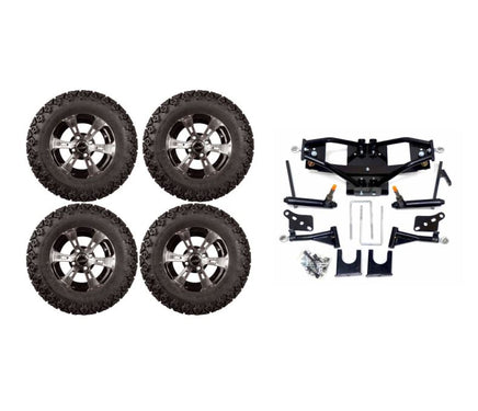 Lift Kit Combo with 12" Colossus for Club Car DS Golf Carts- 2004 and up - 3 Guys Golf Carts