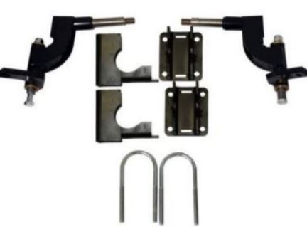Lift Kit Combo with 12" Flash Wheels & Tires for EZGO RXV Electric Golf Carts 2013.5 & up - 3 Guys Golf Carts