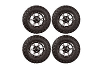 Flash 12" All-Terrain Golf Cart Wheels & Tires- Set of 4 - 3 Guys Golf Carts