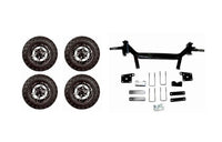 5" Lift Kit Combo with 10" Flash for EZGO TXT Electric Golf Carts 2002-2010 - 3 Guys Golf Carts