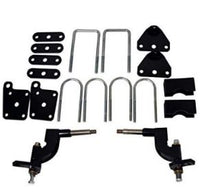 Lift Kit Combo with 10" Flash Wheels & Tires for EZGO RXV Golf Carts 2008-2013.5 - 3 Guys Golf Carts