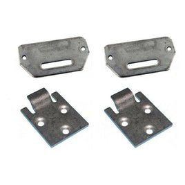 Seat Hinge Plate Set (2 male & 2 female) for EZGO Golf Carts G&E 1995+ - 3 Guys Golf Carts