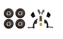 Lift Kit Combo with 10" Flash Wheels & Tires for STAR Golf Carts 2005+ - 3 Guys Golf Carts