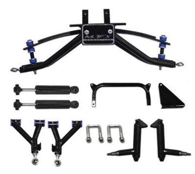 Lift Kit Combo with 12" Flash Wheels & Tires for Yamaha Drive/G29 Golf Carts - 3 Guys Golf Carts