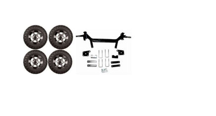 Lift Kit Combo with 12" Colossus for EZGO TXT Electric Golf Carts 2002-2010 - 3 Guys Golf Carts