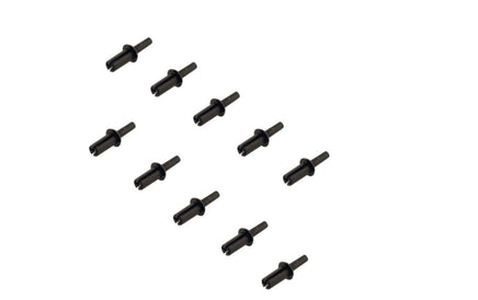 Key Plate, Plastic Rivets- 10 Pack for EZGO Golf carts 1981+ - 3 Guys Golf Carts