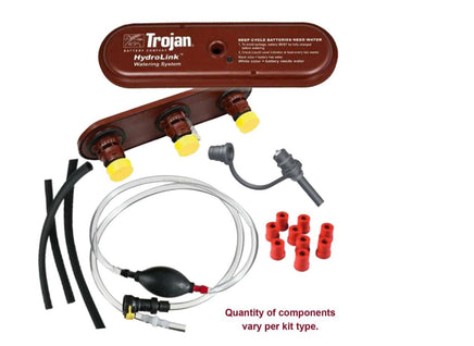 Trojan Battery Watering Kit with Hand Pump for 48V Golf Carts with 8V Batteries - 3 Guys Golf Carts