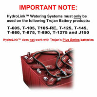 Trojan Battery Watering Kit with Hand Pump for 48V Golf Carts with 8V Batteries - 3 Guys Golf Carts