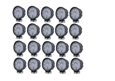 Optilux 5" LED Work Light- 20 Pack- Universal for Trucks, Cars and Golf Carts - 3 Guys Golf Carts
