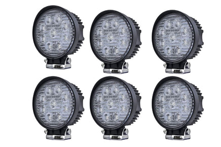 Optilux 5" LED Work Light- 6 Pack- Universal for Trucks, Cars and Golf Carts - 3 Guys Golf Carts