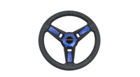 Gussi Model Black & Blue Steering Wheel for Yamaha G16- Drive II Golf Carts - 3 Guys Golf Carts