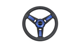 Gussi Model Black & Blue Steering Wheel for Club Car DS Golf Carts 1982+ - 3 Guys Golf Carts