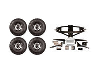 Lift Kit Combo with 10" Colossus Wheels for Club Car Precedent Golf Carts - 3 Guys Golf Carts