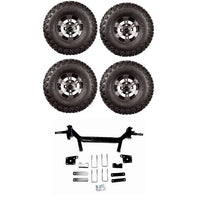 5" Lift Kit Combo with 10" Colossus for EZGO TXT Electric Golf Carts 2002-2010 - 3 Guys Golf Carts
