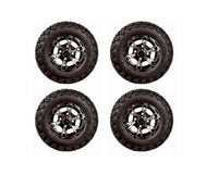 10" Flash Wheels & 22x11-10 All Terrain Golf Cart Tires- Set of 4 - 3 Guys Golf Carts