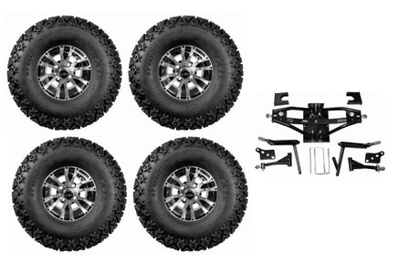 Deluxe 6" Lift Kit Combo for Club Car DS Golf Carts 1984-2003 with 10" Wolverine - 3 Guys Golf Carts
