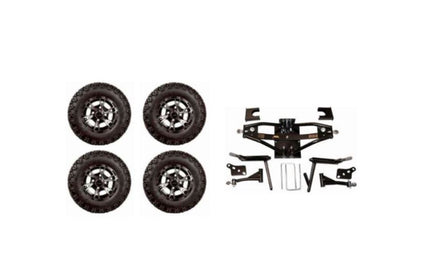 Lift Kit Combo with 10" Flash for Club Car DS Golf Carts 1984 to 2003 - 3 Guys Golf Carts