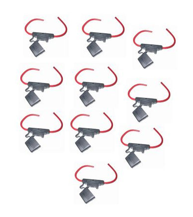10 Pack- Inline Fuse Holder For Golf Carts & More - 3 Guys Golf Carts