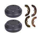 Rear Brake Shoes & Drums Set for Club Car DS and Precedent Golf Carts 1995+ - 3 Guys Golf Carts