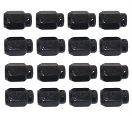 Black Standard Lug Nut Set (16) for Club Car and EZGO Golf Cart Wheels - 3 Guys Golf Carts