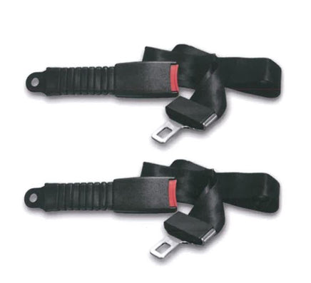 Golf Cart UNIVERSAL Lap Belt Seat Belt Set(2) Fits Club Car, EZGO, Yamaha, STAR - 3 Guys Golf Carts