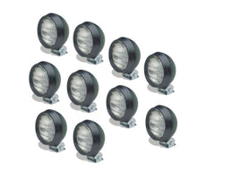 4" Round Utility Golf Cart/Tractor Truck Work Lamps- 10 pack - 3 Guys Golf Carts