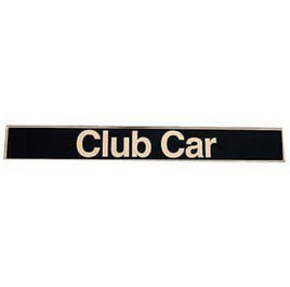 Name Plate Emblem- Black/Gold for Club Car Precedent Golf Carts - 3 Guys Golf Carts