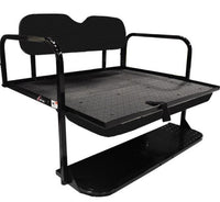 Rear Seat Kit- Black for Club Car Precedent Golf Carts 2004+ - 3 Guys Golf Carts