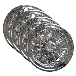 10" Chrome Wheel Cover Set for Club Car, EZGO & Yamaha Golf Carts - 3 Guys Golf Carts