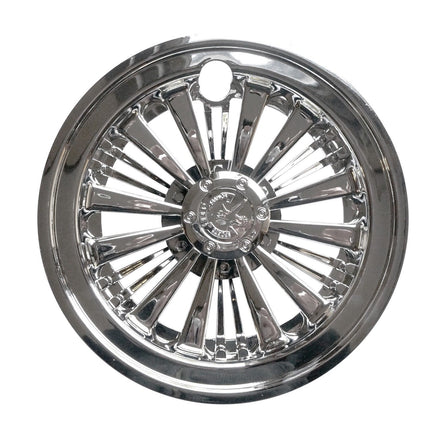 10" Chrome Wheel Cover Set for Club Car, EZGO & Yamaha Golf Carts - 3 Guys Golf Carts
