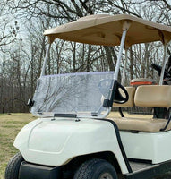 Clear, Fold-Down Windshield for Yamaha G22 Golf Carts Only 2003-2006 - 3 Guys Golf Carts